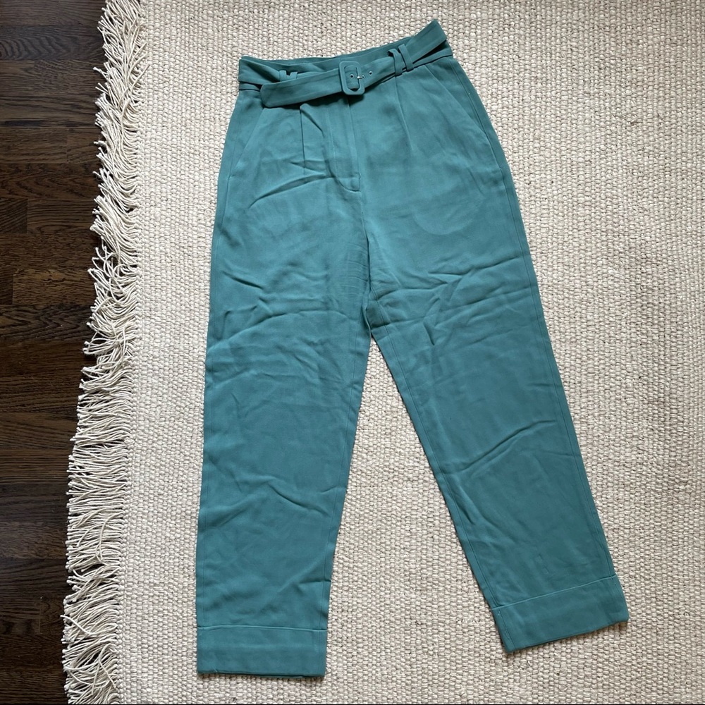 & Other Stories Belted High Waist Trouser